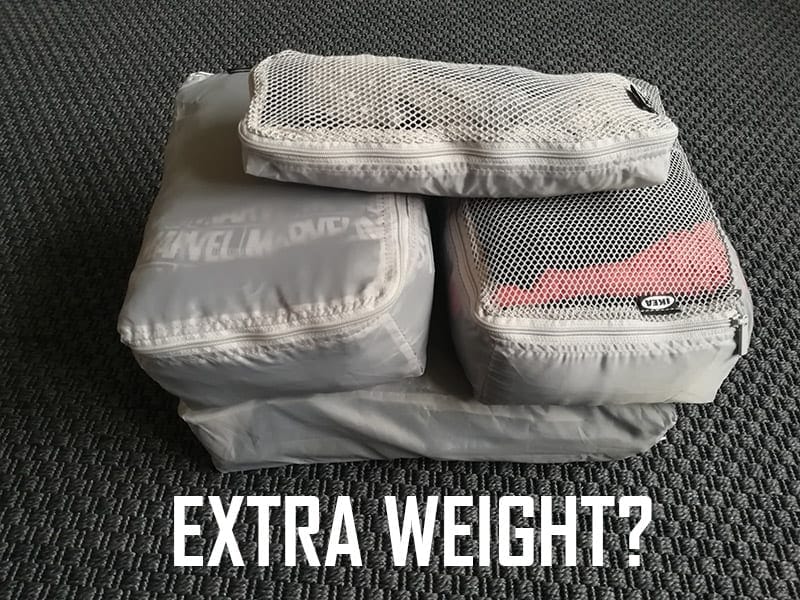 How Much Do Packing Cubes Weigh?