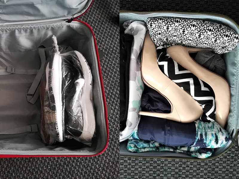 Here’s How You Should Be Packing Your Shoes In A Suitcase (Guide)