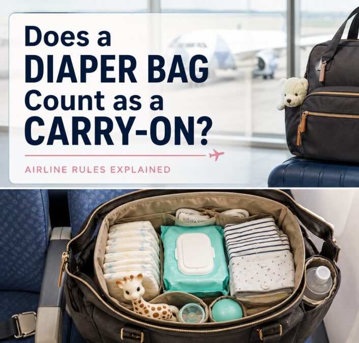 Does a Diaper Bag Count as a Carry-On? 3 Does a Diaper Bag Count as a Carry-On?