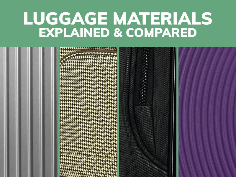 The Ultimate Guide to Luggage Materials 1 Different luggage materials compared featured image