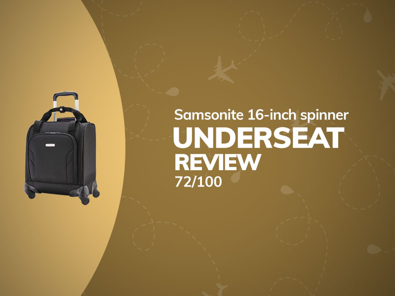 Samsonite Underseat Spinner with USB Port Review 9 Samsonite Underseat Spinner with USB Port Review